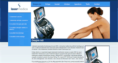 Desktop Screenshot of lasermedica.ro