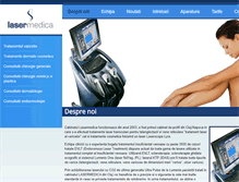 Tablet Screenshot of lasermedica.ro